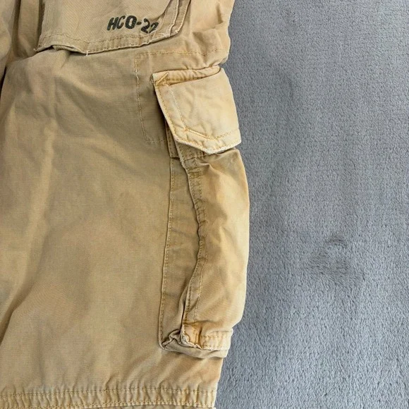 Vintage Hollister Cargo Paratrooper Baggy Skater Pants in Tan Men Medium 34x30